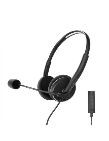 Energy Sistem Office 2+ Auriculares Alámbrico Diadema Oficina/Centro de llamadas USB tipo A Negro