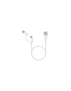 Xiaomi Mi 2-in-1 USB Cable (Micro USB to Type C) 100cm cable USB 1 m USB 2.0 USB A Micro-USB B Blanco