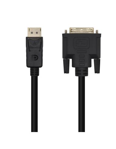 AISENS Cable Conversor DisplayPort A DVI, DP/M-DVI/M, Negro, 3.0m