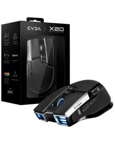 EVGA X20 ratón Ambidextro RF Wireless+Bluetooth+USB Type-A Í?ptico 16000 DPI