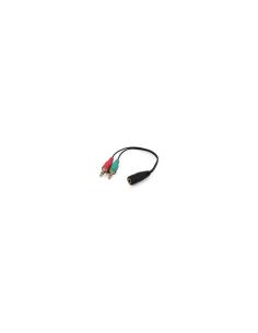 Gembird CCA-418 cable de audio 0,2 m 3,5mm 2 x 3.5mm Negro, Verde, Rojo