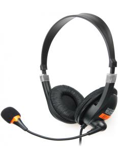 NATEC Drone Auriculares Alámbrico Diadema Llamadas/Música Negro, Naranja