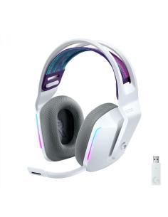 Logitech G G733 LIGHTSPEED Wireless RGB Gaming Headset Auriculares Inalámbrico Diadema Juego Blanco