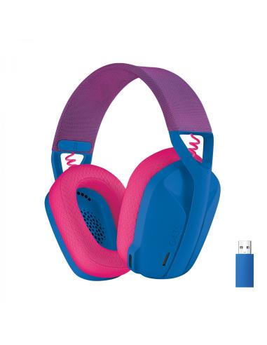 Logitech G G435 LIGHTSPEED Wireless Gaming Headset Auriculares Inalámbrico Diadema Juego Bluetooth Azul