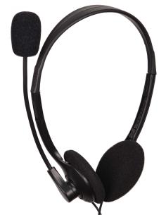 Gembird MHS-123 auricular y casco Auriculares Alámbrico Diadema Llamadas/Música Negro