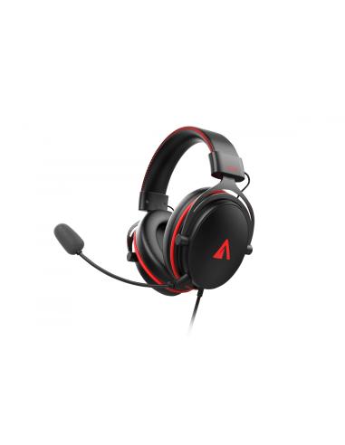 ABYSM AG700 Pro 7.1 Black Auriculares Alámbrico Diadema Juego Negro, Rojo