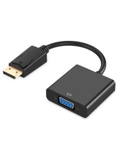 Ewent EC1454 adaptador de cable de vÍ­deo 0,15 m DisplayPort VGA (D-Sub) Negro