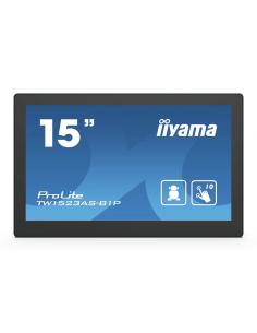 iiyama ProLite TW1523AS-B1P monitor pantalla táctil 39,6 cm (15.6") 1920 x 1080 Pixeles Multi-touch Multi-usuario Negro