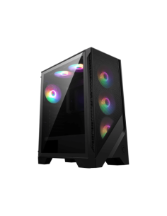 MSI MAG FORGE 120A AIRFLOW carcasa de ordenador Midi Tower Negro, Transparente