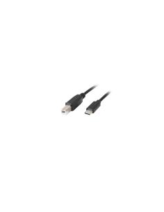 Lanberg CA-USBA-13CC-0018-BK cable USB 1,8 m USB 2.0 USB B USB C Negro