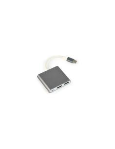 Gembird A-CM-HDMIF-02-SG Adaptador gráfico USB 3840 x 2160 Pixeles Gris