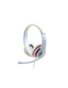 Gembird MHS-03-WTRD auricular y casco Auriculares Alámbrico Diadema Llamadas/Música Rojo, Blanco