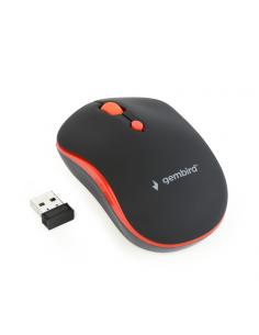 Gembird WIRELESS OPTICAL MOUSE MUSW-4B-03-R 1600DP - Maus ratón Ambidextro RF inalámbrico Í?ptico 1600 DPI