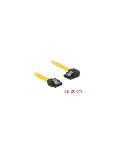 DeLOCK 83958 cable de SATA 0,2 m SATA 7-pin Negro, Amarillo