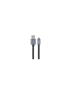 Gembird CCB-MUSB2B-AMLM-6 cable de teléfono móvil Negro 1,8 m USB A Lightning