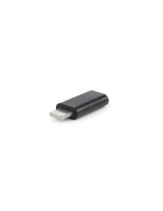 Gembird A-USB-CF8PM-01 cambiador de género para cable USB type-C 8 pines Negro