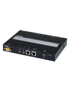 ATEN 1 switch KVM a través de IP VGA de un solo puerto para acceso a recurso compartido local/remoto