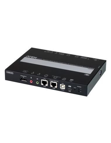 ATEN 1 switch KVM a través de IP DisplayPort 4K de un solo puerto para acceso a recurso compartido local/remoto