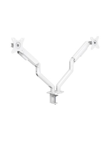 TooQ DB4132TNR-W soporte para monitor 81,3 cm (32") Abrazadera/Atornillado Blanco