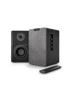 Energy Sistem Studio Monitor 4 Hi Fi De 2 vÍ­as Gris, Madera Inalámbrico y alámbrico 50 W