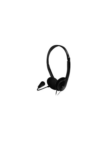 NOX Voice One Auriculares Alámbrico Diadema Llamadas/Música Negro