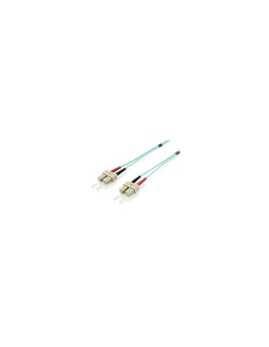 Equip 255326 cable de fibra optica 10 m SC OM3 Turquesa