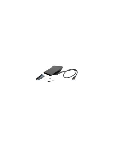 NATEC Rhino Caja de disco duro (HDD) Negro 2.5"