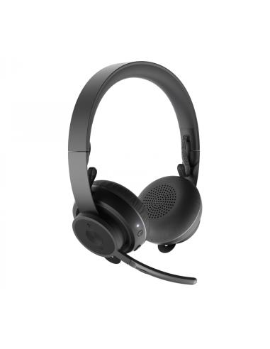 Logitech UC Zone Wireless Plus Auriculares Inalámbrico Diadema Oficina/Centro de llamadas Bluetooth Grafito