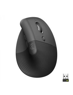 Logitech Lift ratón mano derecha RF Wireless + Bluetooth Í?ptico 4000 DPI