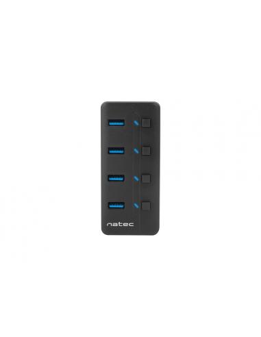 NATEC MANTIS USB 2.0 Type-B 5000 Mbit/s Negro