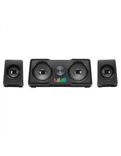 Mars Gaming MS22 Altavoces Compactos Gaming 2.2 RGB Flow Subwoofer + 4 Altavoces Activos Sonido DSP 35W Negro