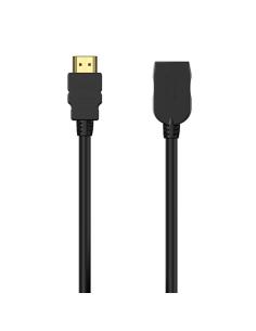 AISENS Cable HDMI V2.0 Prolongador Premium Alta Velocidad / Hec 4K@60Hz 18Gbps, A/M-A/H, Negro, 1.0M