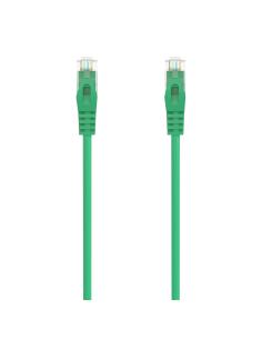 AISENS Cable de Red Latiguillo RJ45 LSZH Cat.6A 500 Mhz UTP AWG24, Verde, 25CM