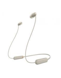 Sony WI-C100 Auriculares Inalámbrico Dentro de oÍ­do Llamadas/Música Bluetooth Beige