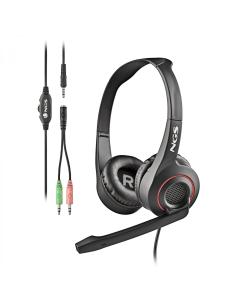 NGS MSX 10 PRO Auriculares Alámbrico Diadema Juego Negro