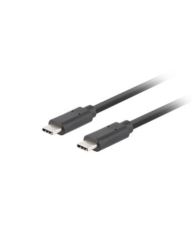 Lanberg CA-CMCM-32CU-0018-BK cable USB 1,8 m USB 3.2 Gen 2 (3.1 Gen 2) USB C Negro