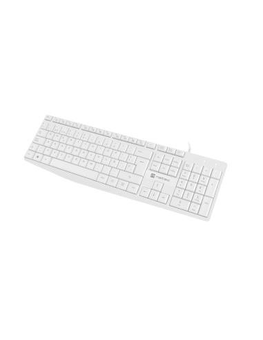 NATEC NKL-1949 teclado USB QWERTY Español Blanco