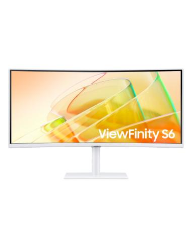 Samsung LS34C650TAU pantalla para PC 86,4 cm (34") 3440 x 1440 Pixeles 4K Ultra HD LED Blanco