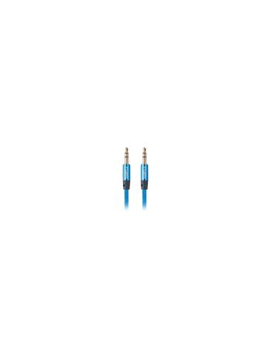 Lanberg CA-MJMJ-10CU-0030-BL cable de audio 3 m 3,5mm Azul