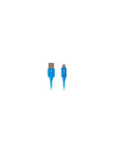 Lanberg CA-USBM-20CU-0018-BL cable USB 1,8 m USB 2.0 Micro-USB A USB A Azul