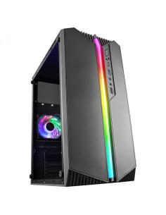 Mars Gaming MC-S1 Negro Caja PC Compacta Gaming Micro-ATX Iluminación ARGB 12 Modos Ventilador FRGB Ventana Lateral Completa