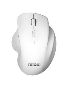 Nilox Ratón Ergonómico Wireless 3200 DPI Blanco