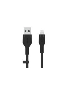 Belkin Cbl Silicqe USB-A LTG 2M noir cable USB USB A USB C/Lightning Negro