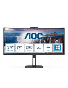 AOC V5 CU34V5CW 86,4 cm (34") 3440 x 1440 Pixeles Wide Quad HD LED Negro