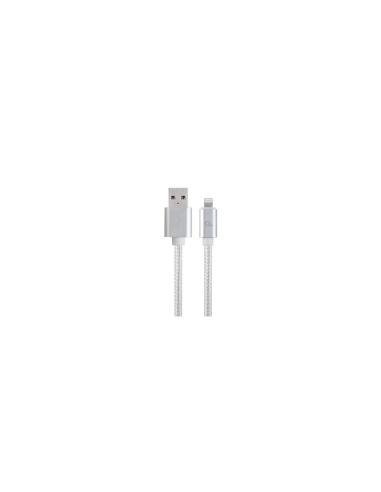 Gembird CCB-MUSB2B-AMLM-6-S cable USB 1,8 m USB 2.0 USB B Lightning Plata