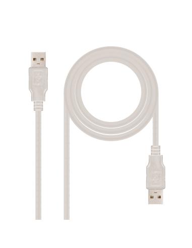 Nanocable CABLE USB 2.0, TIPO A/M-A/M, 1.0 M