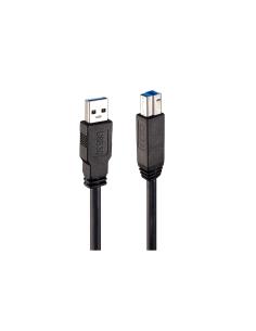 Lindy 43098 cable USB 10 m USB 3.2 Gen 1 (3.1 Gen 1) USB A USB B Negro