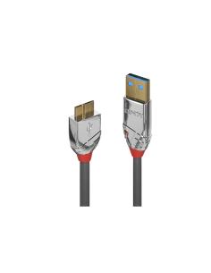 Lindy 36656 cable USB 0,5 m USB 3.2 Gen 1 (3.1 Gen 1) USB A Micro-USB B Gris