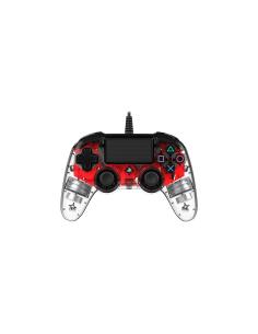 Nacon Compact Controller Wired para PS4 Iluminado Rojo