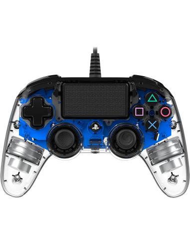 Nacon Compact Controller Wired para PS4 Iluminado Azul